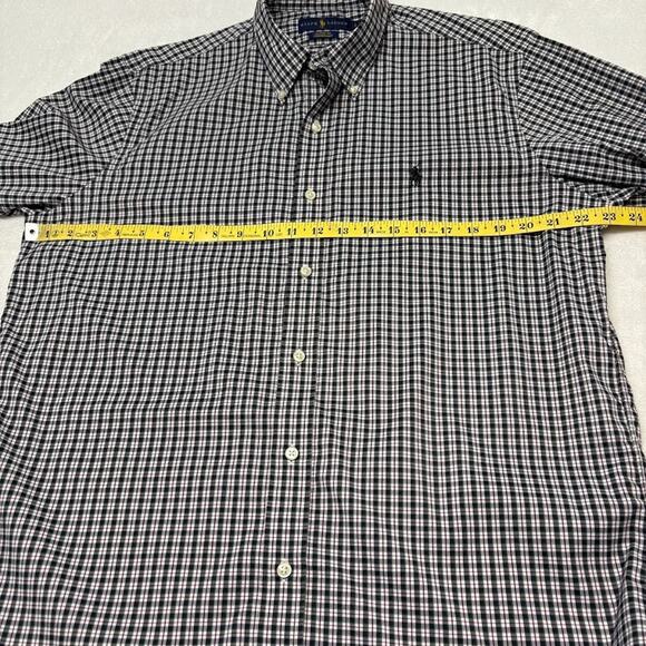 Polo Ralph Lauren Plaid Stretch Performance Long Sleeve Button Down Shirt Size L - Picture 10 of 11